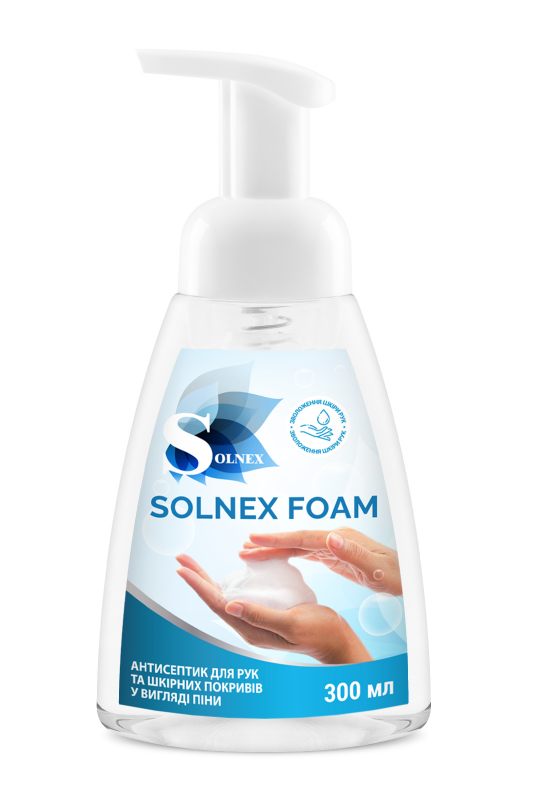 Засіб дезінфекційний "SOLNEX FOAM", піна, флакон, 300 мл
